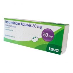 Изотретиноин Actavis (аналог Акненормин, Aknenormin) капс. 20мг 30шт в Новочебоксарске и области фото