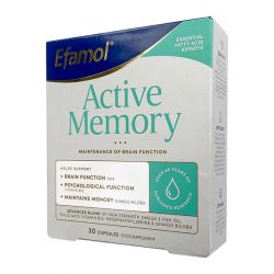 Эфамол Брейн Мемори Актив / Efamol Brain Active Memory капсулы №30 в Новочебоксарске и области фото