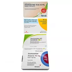Атомоксетин HCL 40 мг Европа :: Аналог Когниттера :: Aurobindo / Amarox / Glenmark / Teva капс. №30 фото